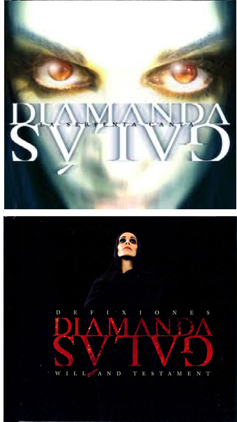 Album covers for Defixiones and La Serpenta Canta